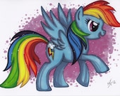 Rainbow Dash, My little pony Friendship is Magic, Print