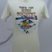 Vintage 80s 1982 Unisex Vail Colorado Ski Tourist White Tshirt Size S.