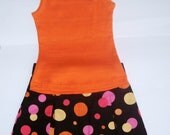 2pc Girls party pennant Tank Top Skirt Set / Toddler kids clothing handmade/custom made Back School Pleated Skirt Size 5T
