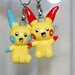 Minun and Plusle, Pokemon, Polymer Clay Charm