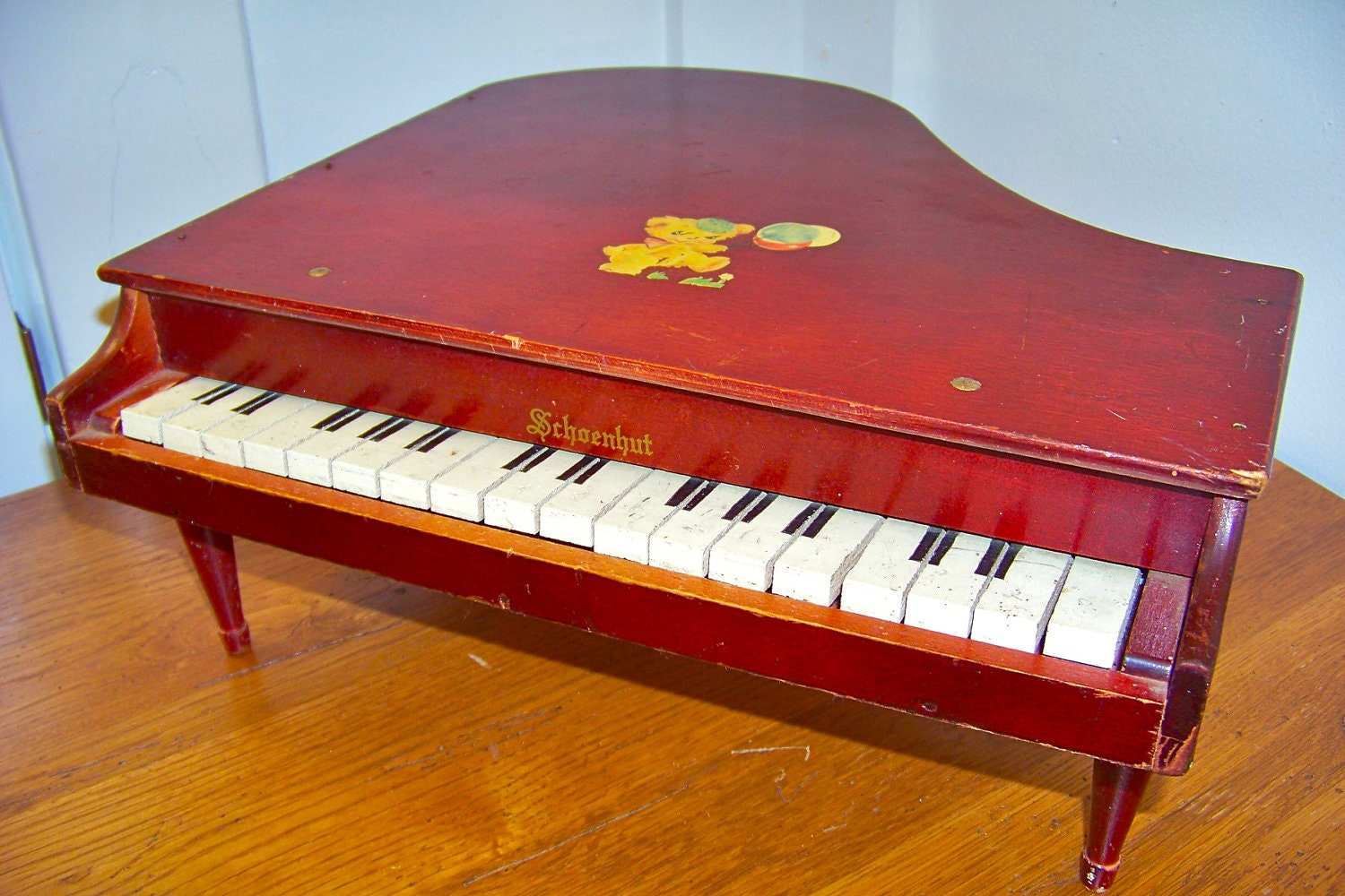 antique toy piano