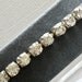 Vintage Clear Rhinestone Stretch Bracelet