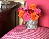Antique Side Chair Upholstered in Pink