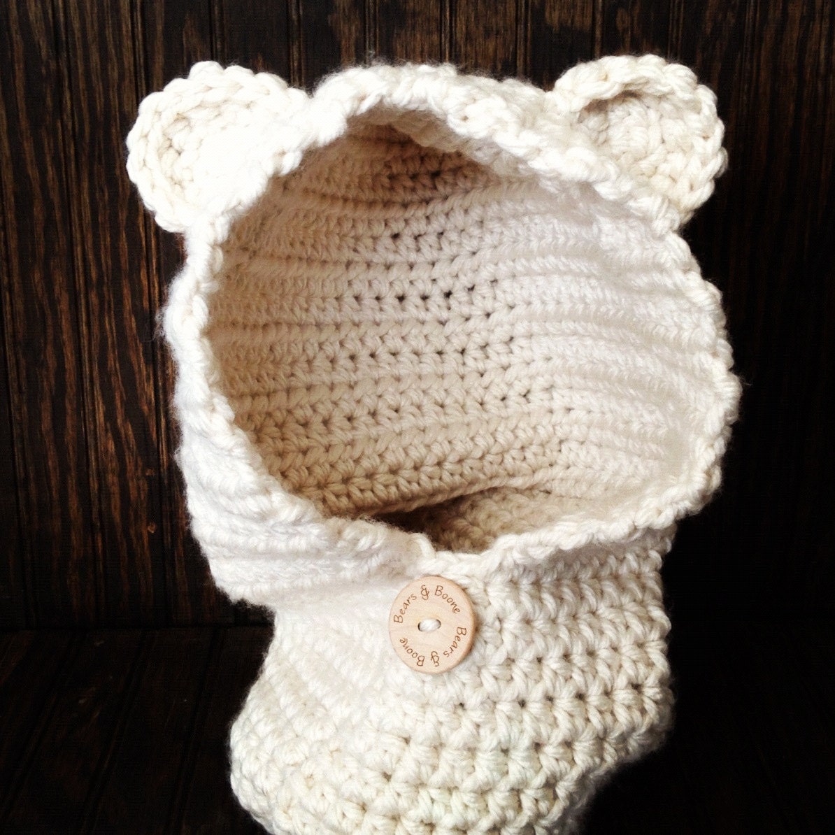 Child's hooded Hooded Hoded pattern scarf Bear child's Hooded Scarf  Adult Hooded Cowl, Cowl, Cowl,
