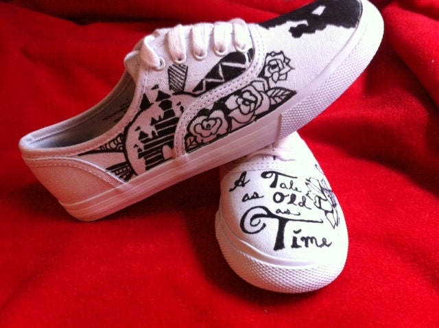 beauty and the beast shoes vans