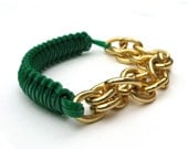Charley Arm Candy Trust Fund - Kelly Green Cobra Bracelet