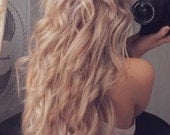 MERMAID LOCKS/ 22 inches long/ TWO Sets/human hair extensions/ remy quality hair/ hair wefts/free people hair