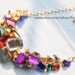 New- Sale- Big Size-Colorful-Rainbow-Bubble statement necklace Autumn Jewelry,Beaded Jewelry,Crystal Style Jewelry