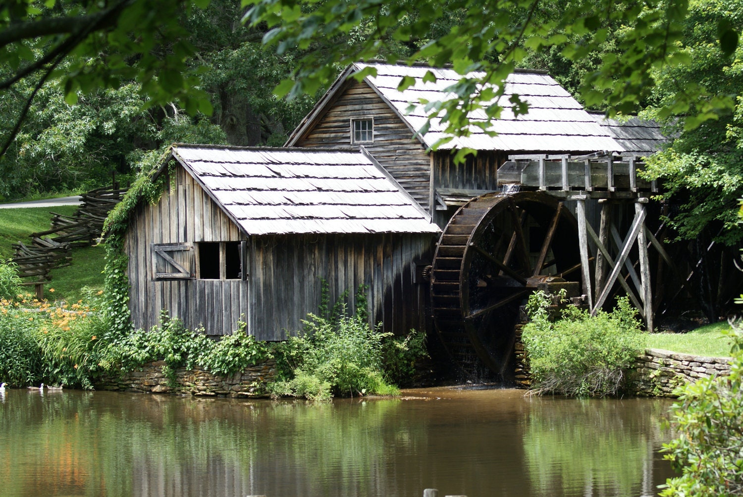 Mabry Grist Mill, Landscape Photography, Historic, Army Veteran, Blue Ridge Parkway-2" - HLRoperPhotography