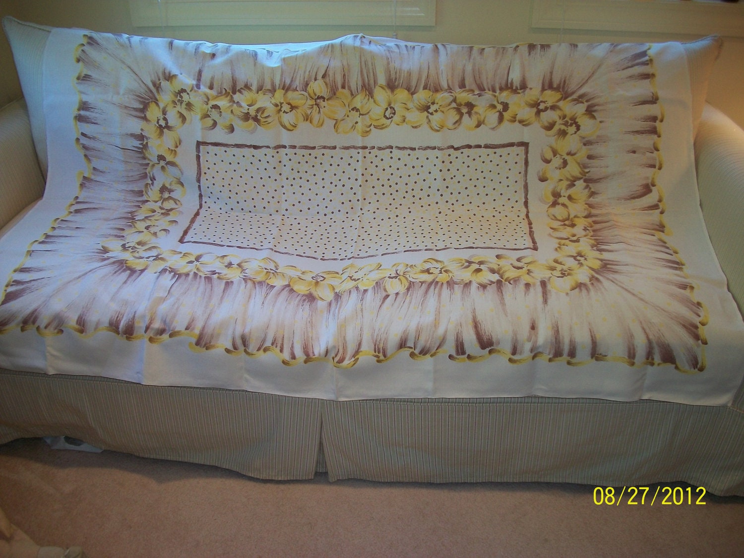 Light Brown Tablecloth
