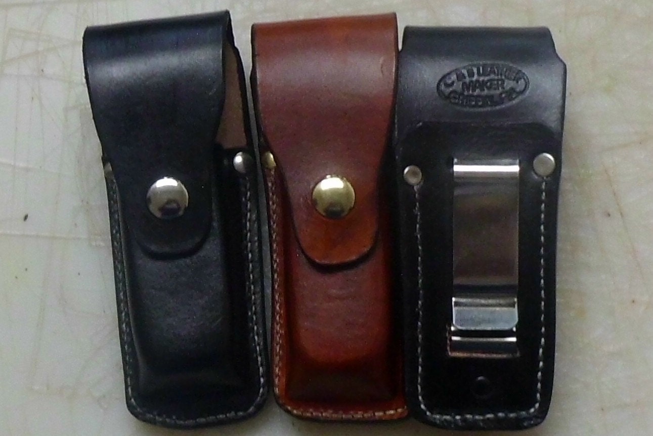 Custom Leather Knife Sheath for Leatherman tools / by CandSLeather