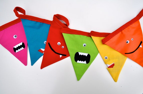 Monster Bunting for Kids at Halloween