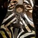 Mosaic Zebra Guitar