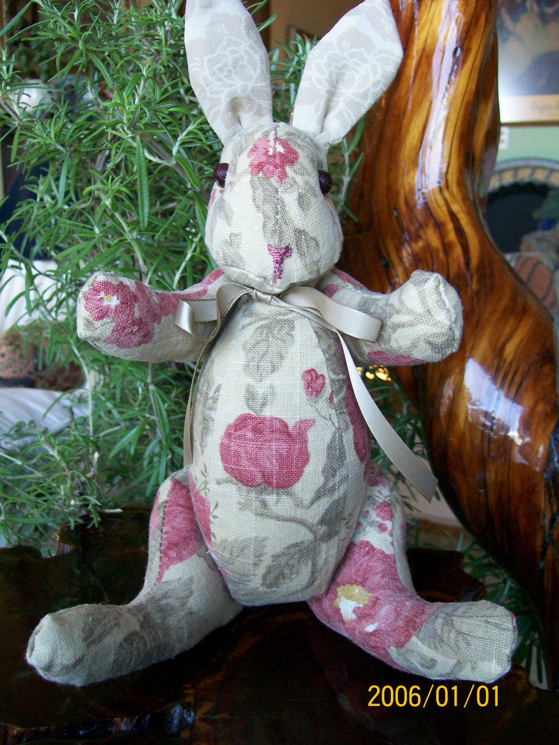 handmade stuffed bunny