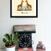 G is for Giraffe Nursery Art Print Silkscreen Alphabet Print Poster by strawberryluna Giraffe Print Kids Wall art