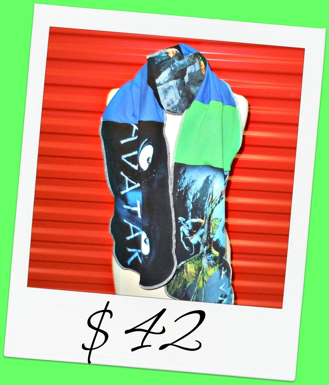 Avatar Scarf Recycled Tshirts Unisex Great gift SciFi Science Fiction