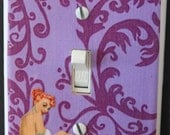 Diamonds Pinup Girl Light Switch Cover