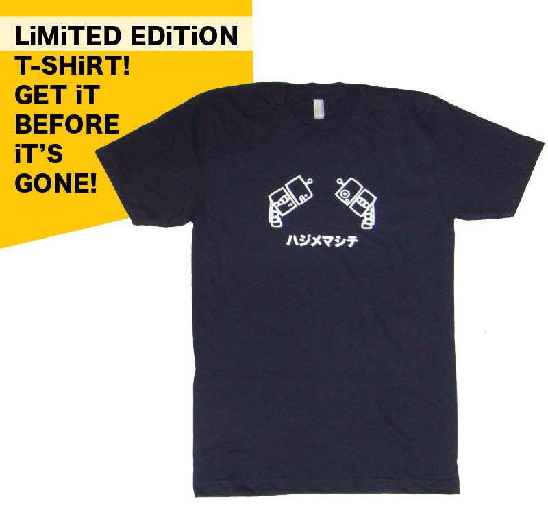 Cordial Robots - Hajimemashite - Unisex/Mens Navy Blue Shirt