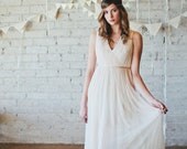 Floor Length Backless Chiffon Frida Wedding Gown by Ouma