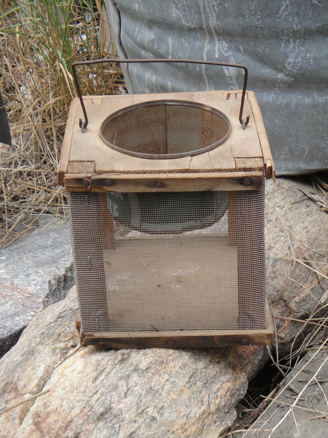 Vintage Wood Cricket Box Cricket Trap by kittredgemercantile