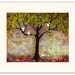 Owl Decor Print Art Tree with Moon 8X10 with mat New Moon