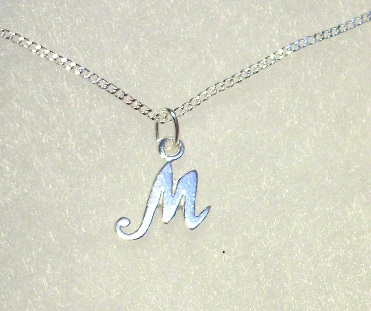Sterling Silver Initial Necklace