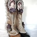 Gold Steampunk Gaiters - Spats - SALE