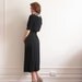 1940 style frock . lace peter pan collar .medium.large