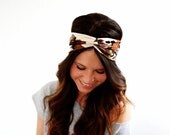 Rusty Floral - Turban Style Headband