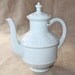 Vintage Danish White Offenbach Coffee Pot by Bing & Grondahl