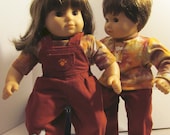Bitty Twin Doll Clothes, Pet Lovers 4 piece set
