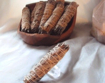 Fresh Organic 5" White Sage Smudging Bundle, Smudge Stick, Smudge Wand, Purification, Sacred Space, Altar, Aura Cleansing, Sweat Lodge