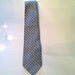 Vintage 1970s Mens Retro Hipster Checkered Geometric Tie
