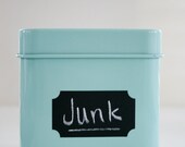 Fancy Rectangle Chalkboard Labels - Set of 6