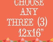Three 12x16" Customize Any Print. Home Decor. Fine Art Photograph. Summer Home Decor.