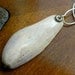 Creamy white shell pendant beach jewelry with silver chain