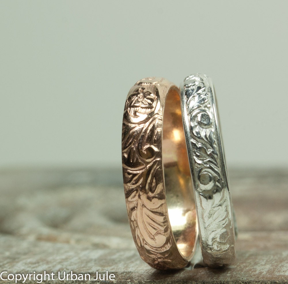 Gold Silver Stacking Rings Stackable Ring Set