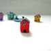 Tiny House (No.5), Miniature Cottage Hand painted and Handmade