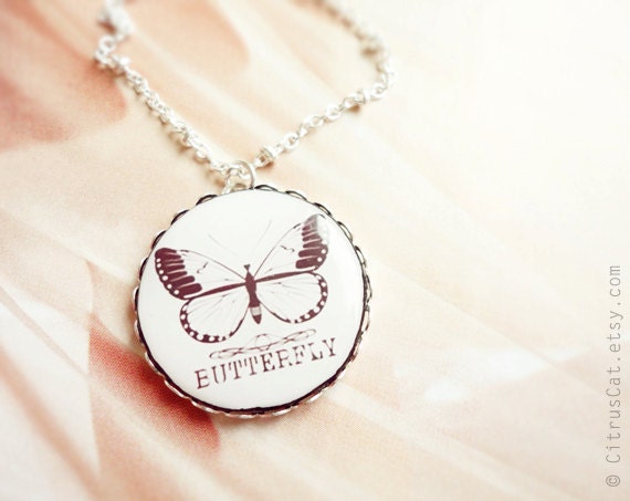 SALE - Butterfly necklace