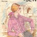 Kwik Sew Sewing Pattern 1970s Country Western Shirt Ladies Blouse Pointed Yoke Flap Pockets Long Sleeves Button Front Size Large Uncut
