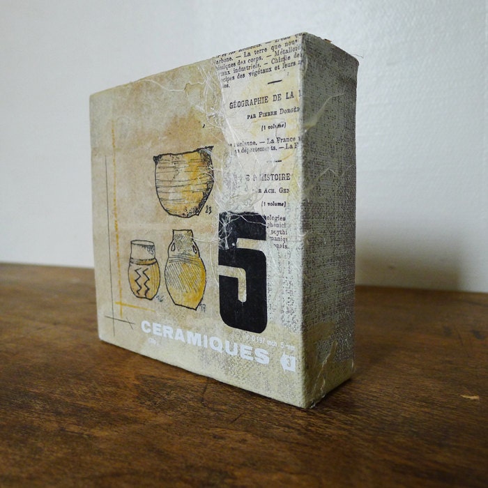 Artefact 5 - Original collage on canvas.