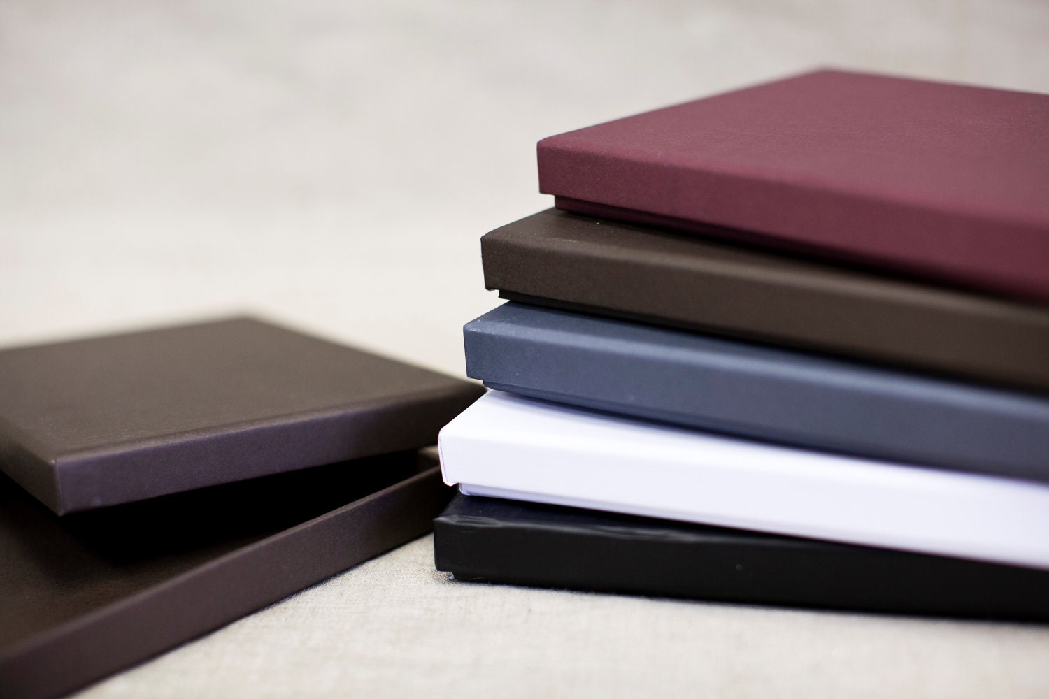 5 5x7 Fine Wedding Invitation Boxes also perfect by tangedesign