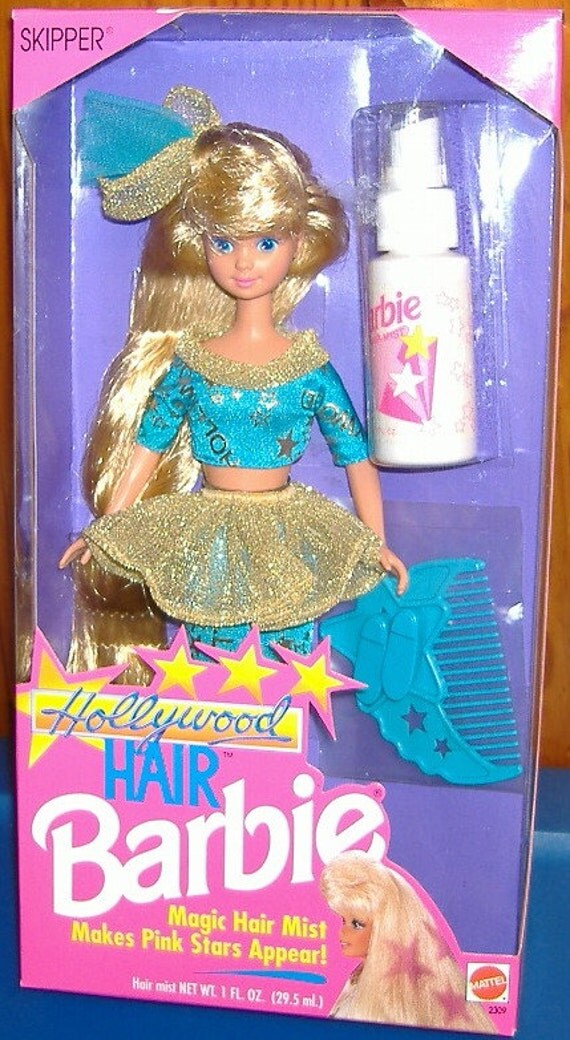 1992 Mattel Hollywood Hair Barbie Skipper Doll By Eastendtreasures