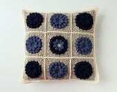 crochet cushion cover