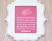 Set of 2 - 8x10 - COURAGE & FAITH Inspired Wall Art Prints