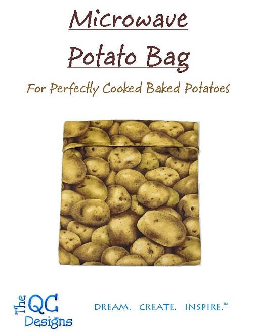 Items similar to Quilting/Sewing PatternMicorwave Potato Bag on Etsy