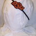 Glitz Orange and Black OSU Oklahoma State Inspired Headband Infant to Adult by vonBoutiqueBows