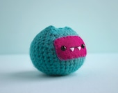 Aqua & Pink Monster Chuppy Amigurumi