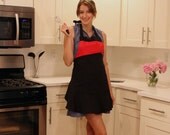red star trek apron -- women's full apron