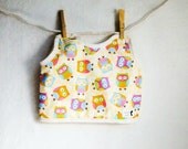 Baby and Toddler Bib Owl Theme Peach Girl Bib Boutique Birthday Bib